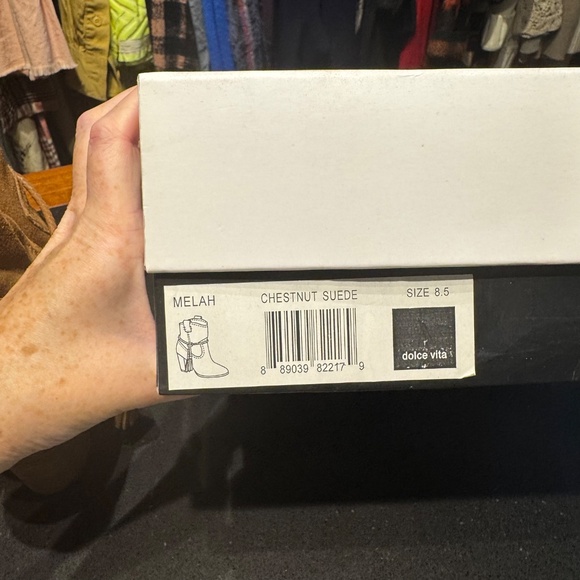 Dolce Vita Suede Melah Boot, Chestnut - Picture 10 of 11